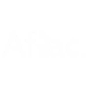 Aflac Logo in White