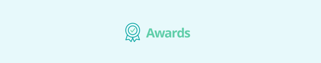 Awards as Social Proof icon banner